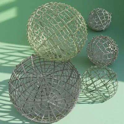 Wedding Support - 5Pcs Decorative Flower Ball Frame Grass