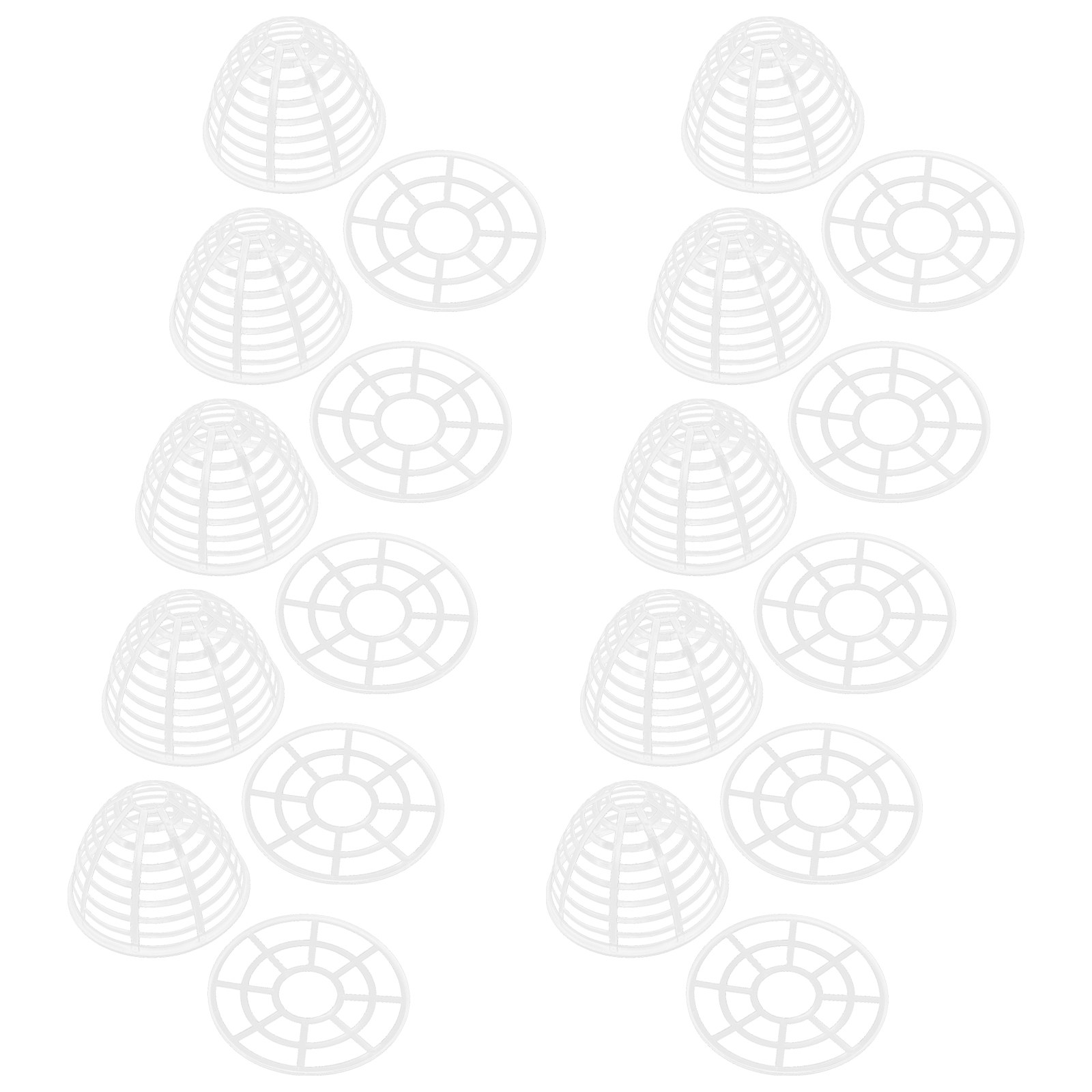 10Pcs Miniature Petticoat Dome - Wedding Support 评论和价格