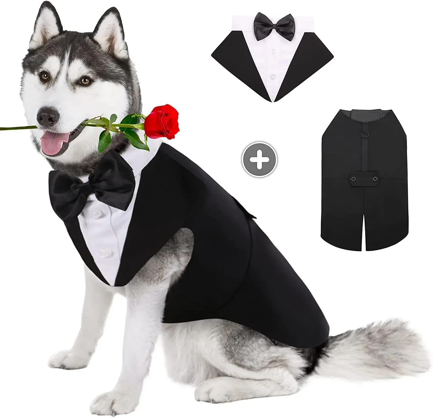 Pet Dog Clothes Wedding Shirt  - Suit Supply Wedding Party 评论和价格