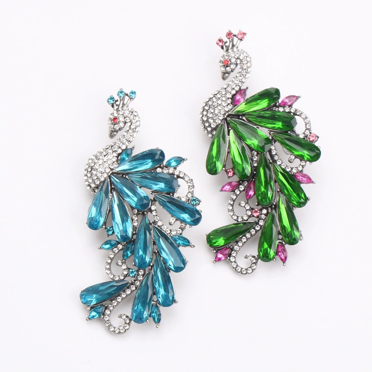 Luxury Rhinestones Peacock Bro - Suit Supply Wedding Party 评论和价格
