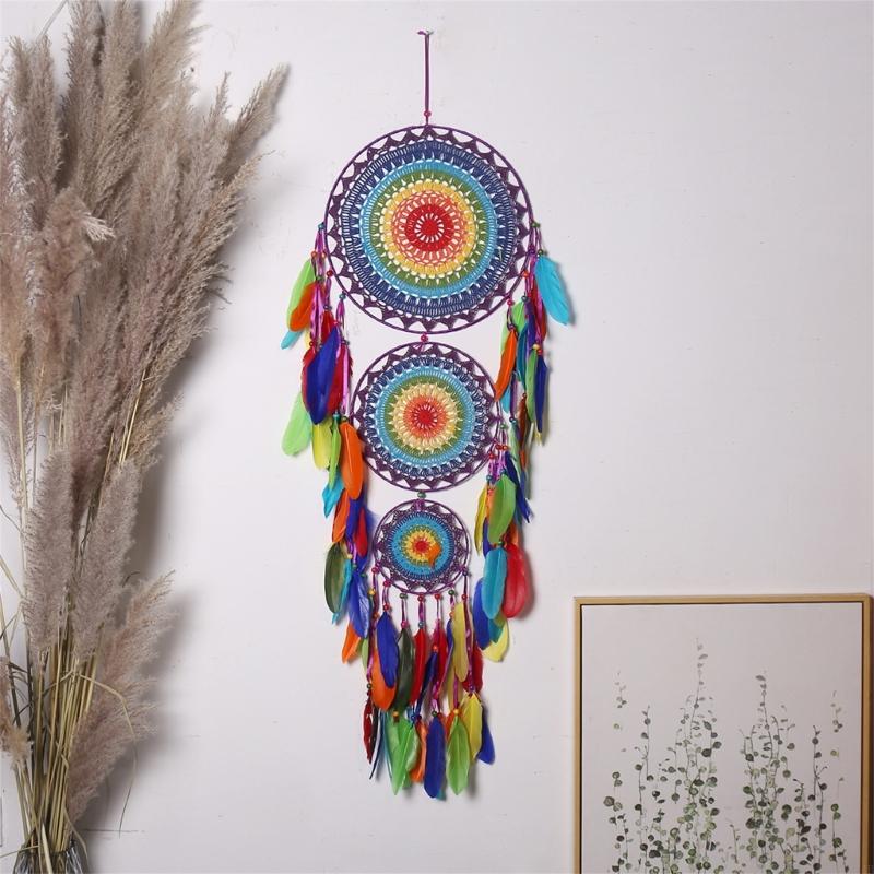 Indian Three-ring Feather Drea - Indian Wedding Supply 评论和价格