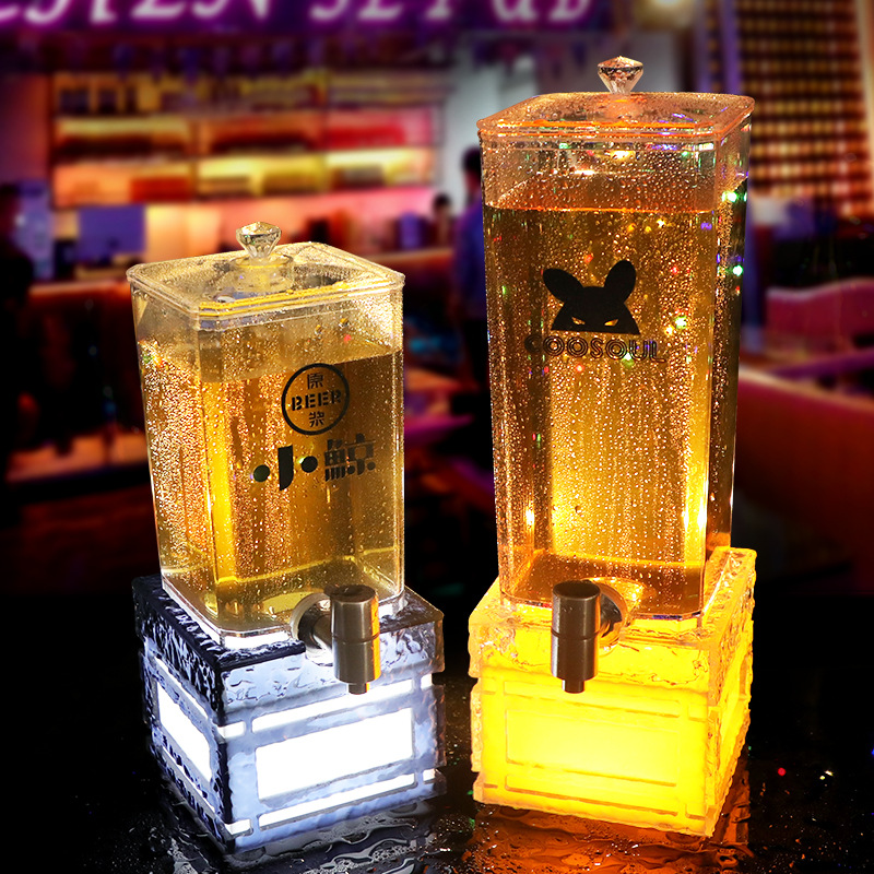LED Beer Keg with Tap 2L& 3L G - Wedding Alcohol Supply 评论和价格