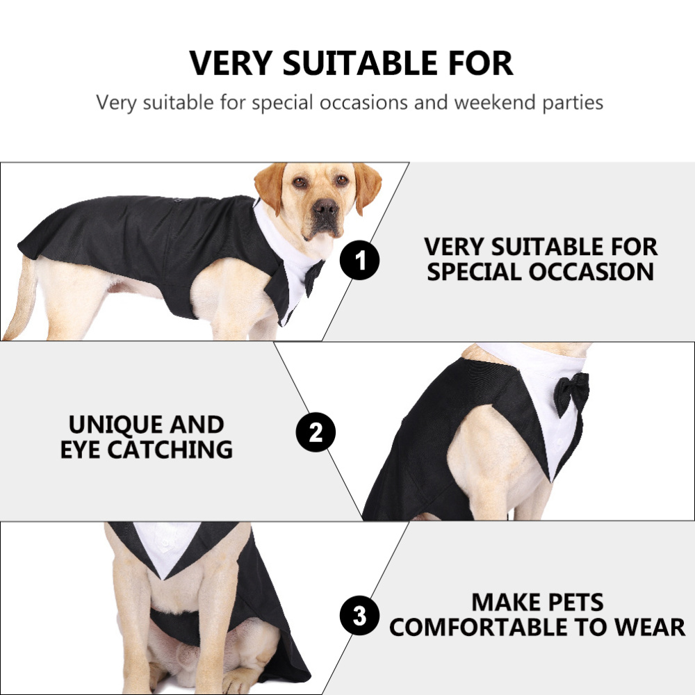 Pet Dog Clothes Fashion Party  - Suit Supply Wedding Party 评论和价格