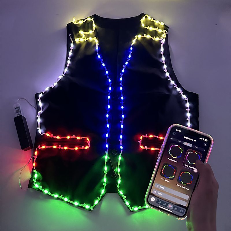 Full Color LED Costume Luminou - Suit Supply Wedding Party 评论和价格