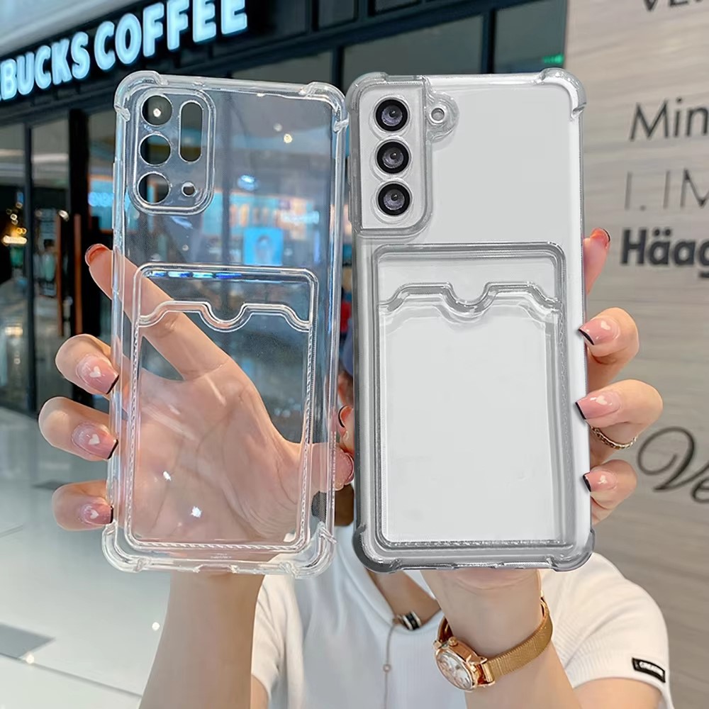 Clear Silicone Card Slot Holde - Place Card Holder 评论和价格